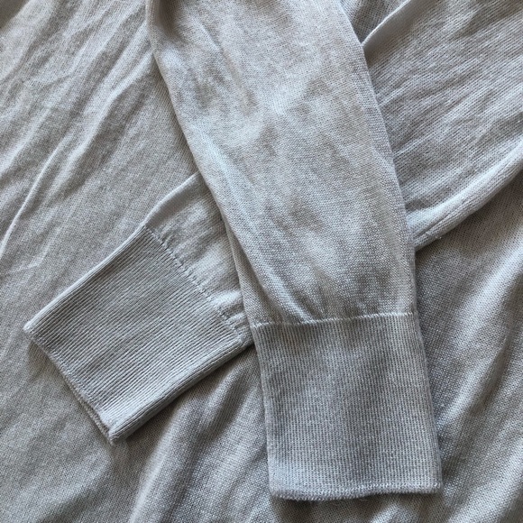 Uniqlo Spring Sheer Long Cardigan in Light Grey Size S - Picture 6 of 12